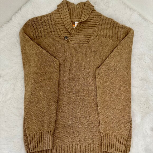 Gymboree Boys Tan Knit Sweater - Picture 2 of 8